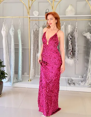 Fusya Payet Elbise - Alma Rosa