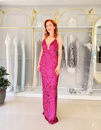 Fusya Payet Elbise - Alma Rosa