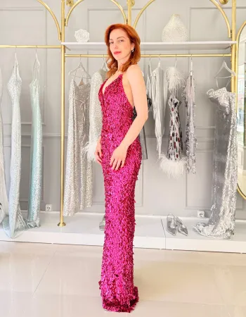 Fusya Payet Elbise - Alma Rosa