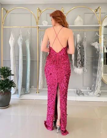 Fusya Payet Elbise - Alma Rosa