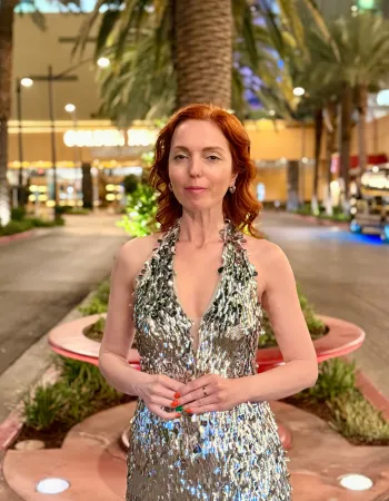 Damla Payetli Uzun Elbise - Brillante