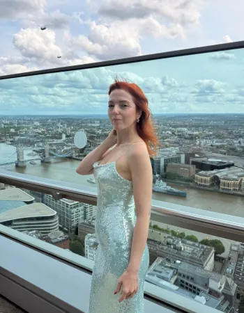 Su Yeşili Payetli Elbise - Serenite